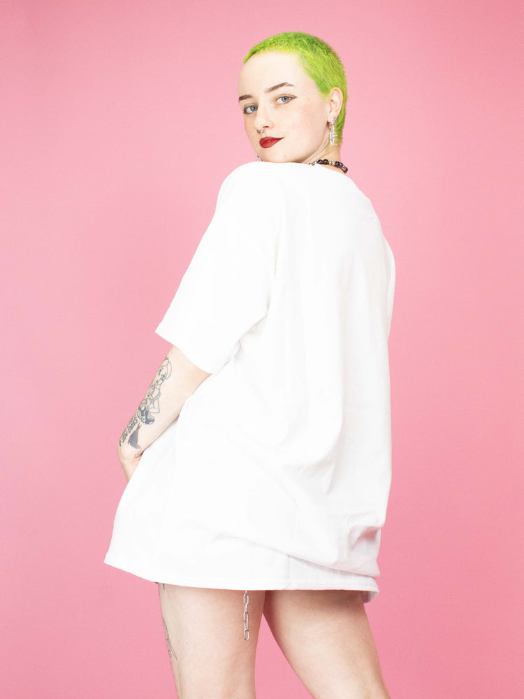 BLACK SHEEP BONES COEXIST WHITE TEE BLACK PRINT