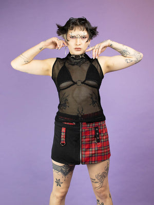 <transcy>CHEMICAL BLACK INFINITY SKIRT BLACK</transcy>