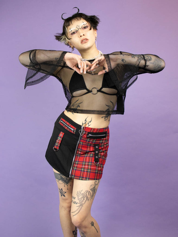 <transcy>CHEMICAL BLACK INFINITY SKIRT BLACK</transcy>