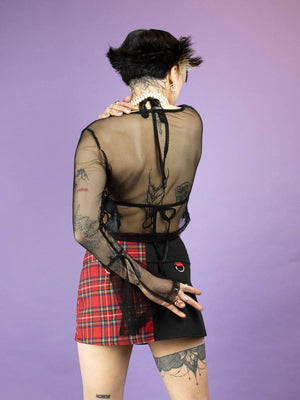 <transcy>CHEMICAL BLACK INFINITY SKIRT BLACK</transcy>