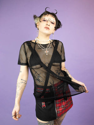 <transcy>CHEMICAL BLACK INFINITY SKIRT BLACK</transcy>