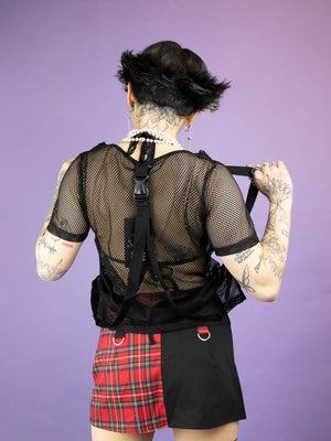 <transcy>CHEMICAL BLACK INFINITY SKIRT BLACK</transcy>