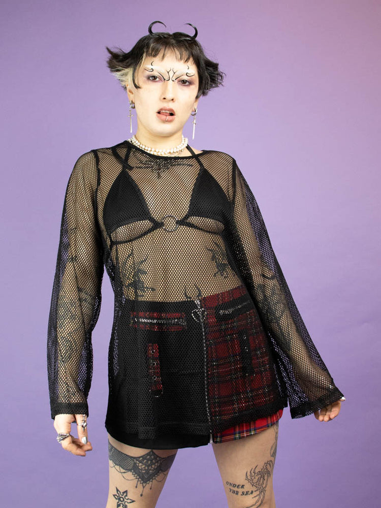 <transcy>CHEMICAL BLACK INFINITY SKIRT BLACK</transcy>