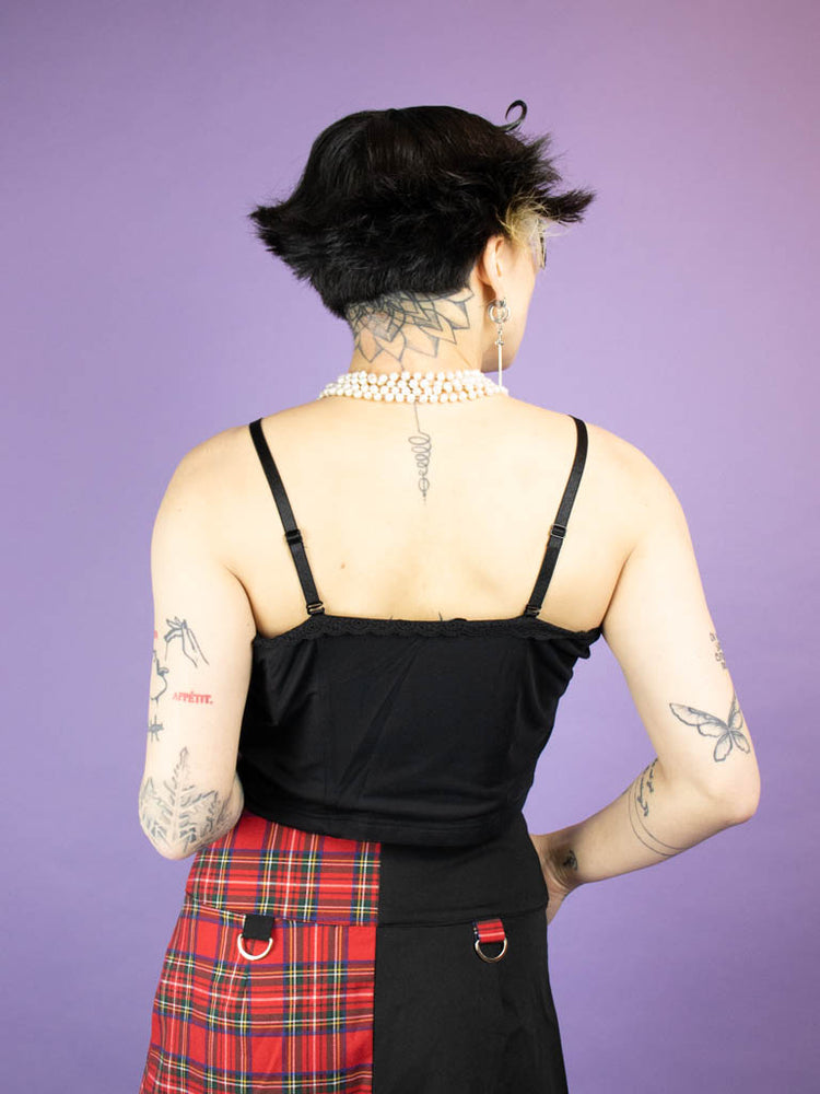 <transcy>CHEMICAL BLACK INFINITY SKIRT BLACK</transcy>