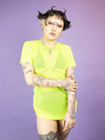 TRIPP NYC MESH T-SHIRT LIME