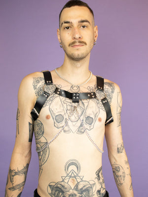 EXIT THICK SHOULDER HARNESS WITH CHAIN NUMBER 30