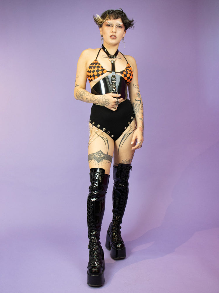 
            
                Load image into Gallery viewer, CLAW BERLIN CORSET HARNESS BLACK
            
        