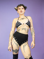 EXIT PINK BRA HARNESS WITH CHAINS NUMBER 57