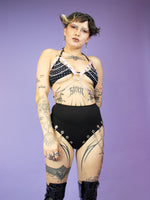 EXIT PINK BRA HARNESS WITH CHAINS NUMBER 57