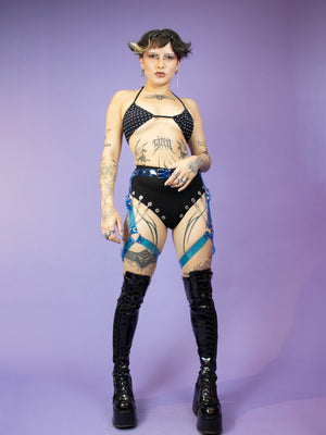 CLAW BERLIN DOUBLE LEG HARNESS BLUE