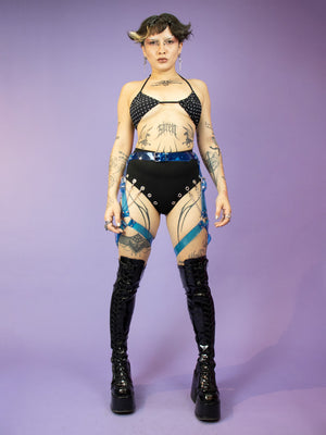 CLAW BERLIN DOUBLE LEG HARNESS BLUE