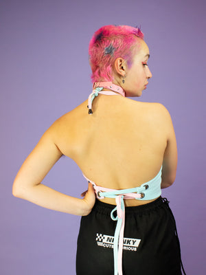 NIKINKY MANDY TOP BLUE PINK