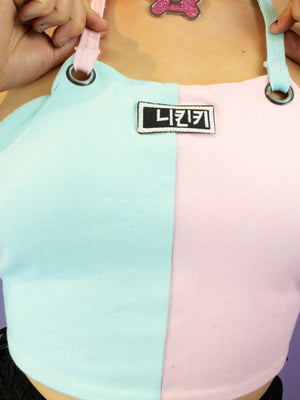 NIKINKY MANDY TOP BLUE PINK
