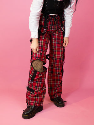 
            
                Load image into Gallery viewer, TRIPP NYC CLASH PANT RED TARTAN BR7272M
            
        