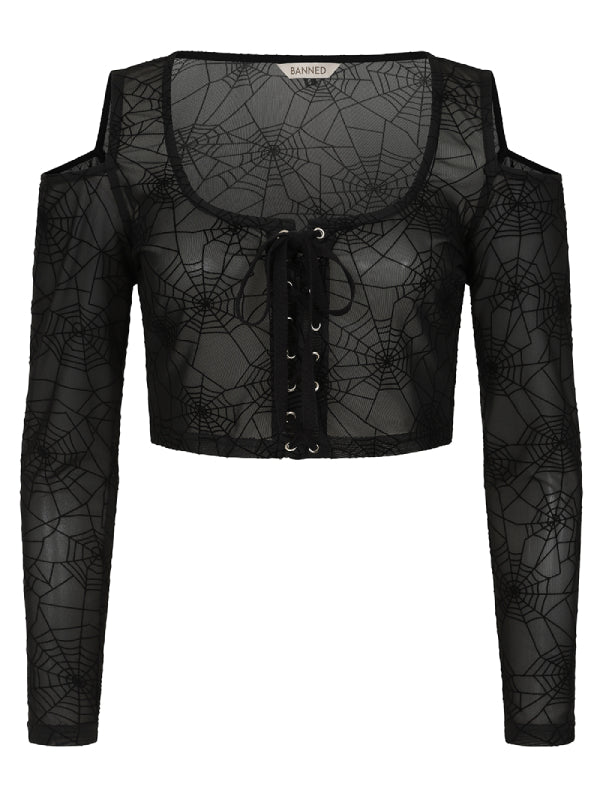 BANNED SERAPHINA TOP BLACK TP10675