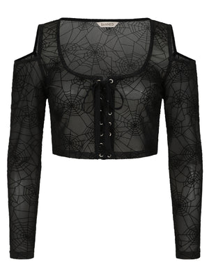 BANNED SERAPHINA TOP BLACK TP10675