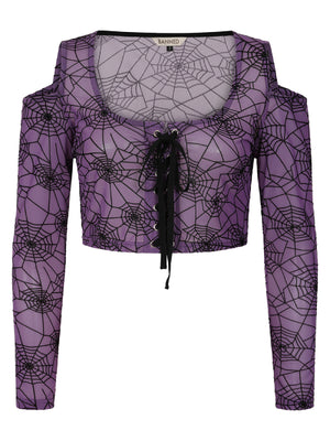 BANNED SERAPHINA TOP PURPLE TP10675
