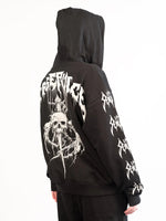 LIP SERVICE METAL DAGGER ZIPPER HOODIE