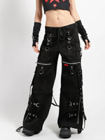 TRIPP NYC X STRAP ZIP OFF PANT BLACK JM7144