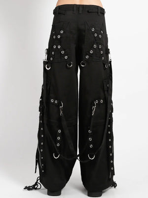 TRIPP NYC X STRAP ZIP OFF PANT BLACK JM7144