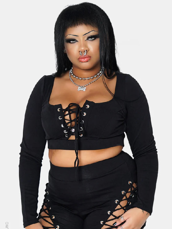 FOREST INK ALICE LONG SLEEVE TOP