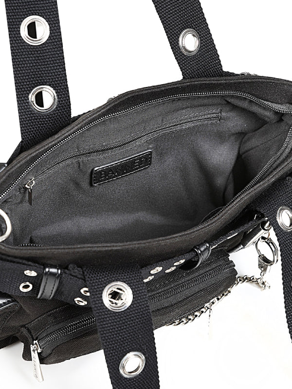 BANNED BLACK FANG FLICKER MINI HANDBAG BG34545