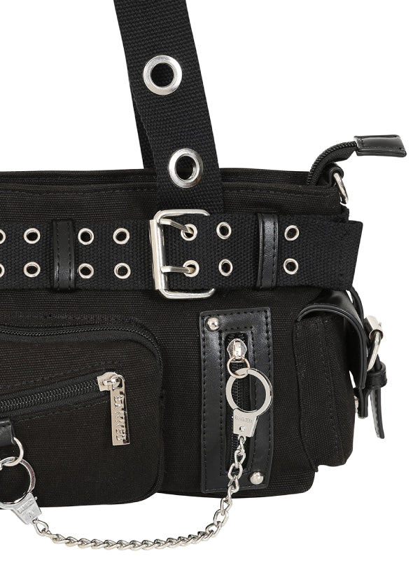 BANNED BLACK FANG FLICKER MINI HANDBAG BG34545