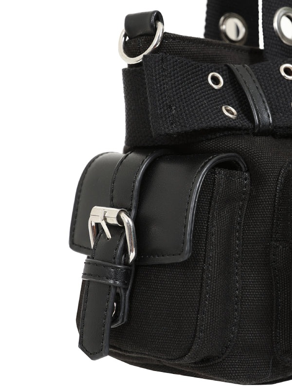 BANNED BLACK FANG FLICKER MINI HANDBAG BG34545