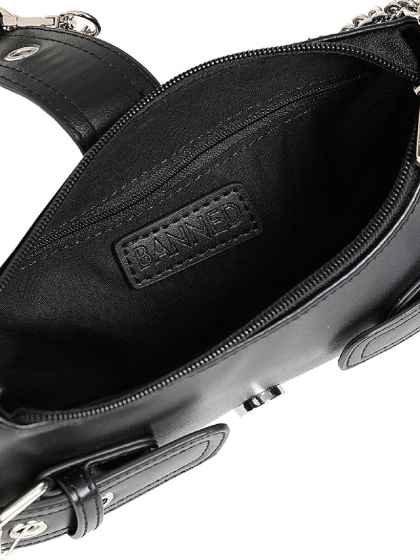 BANNED BLACK NIGHT VIBE MINI HANDBAG BG34542
