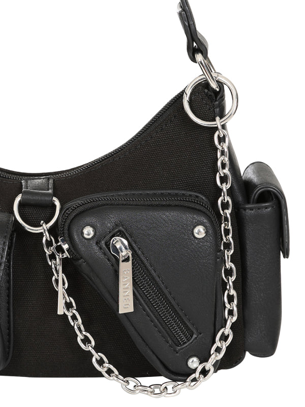 BANNED BLACK SHADOW POP MINI HANDBAG BG34544