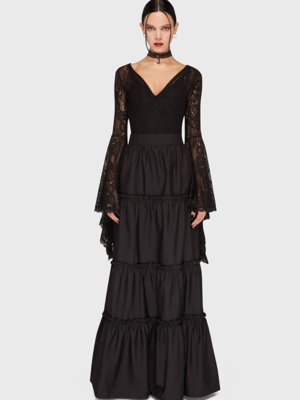 KILLSTAR FATAL ATTRACTION BODYSUIT BLACK