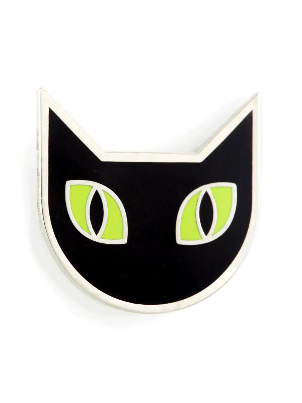 THESE ARE THE THINGS BLACK CAT ENAMEL PIN
