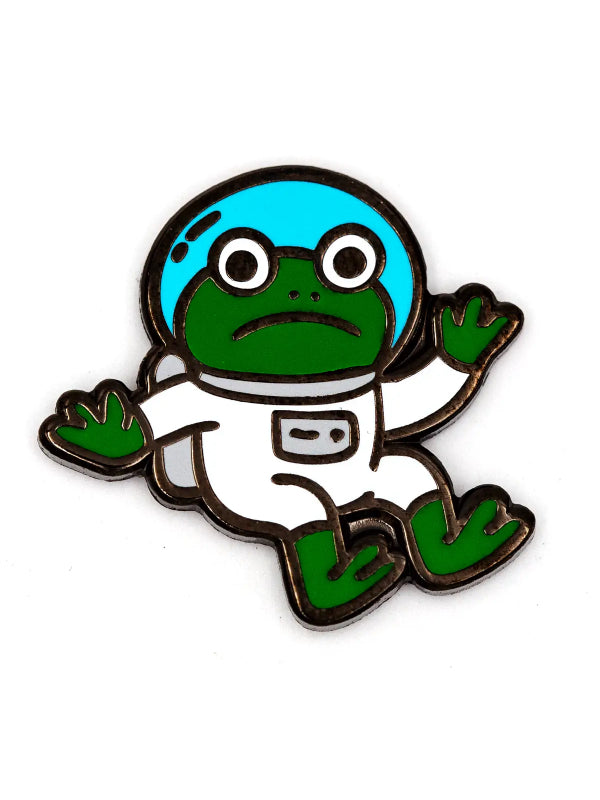 THESE ARE THE THINGS SPACE FROG ENAMEL PIN
