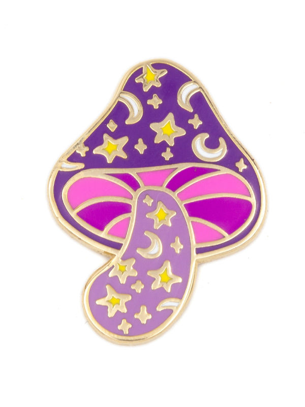 THESE ARE THE THINGS CELESTIAL MUSHROOM ENAMEL PIN