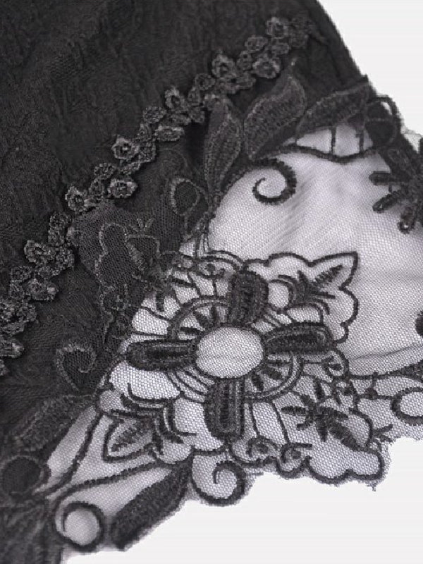 DARK IN LOVE PW097 SIDE LACE SHORT LEGGINGS