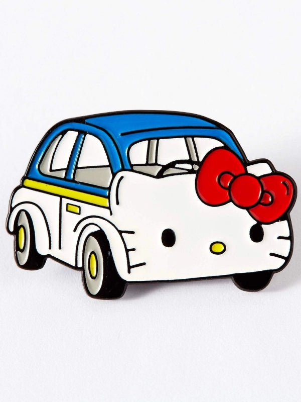 PUNKY PINS HELLO KITTY CAR ENAMEL PIN