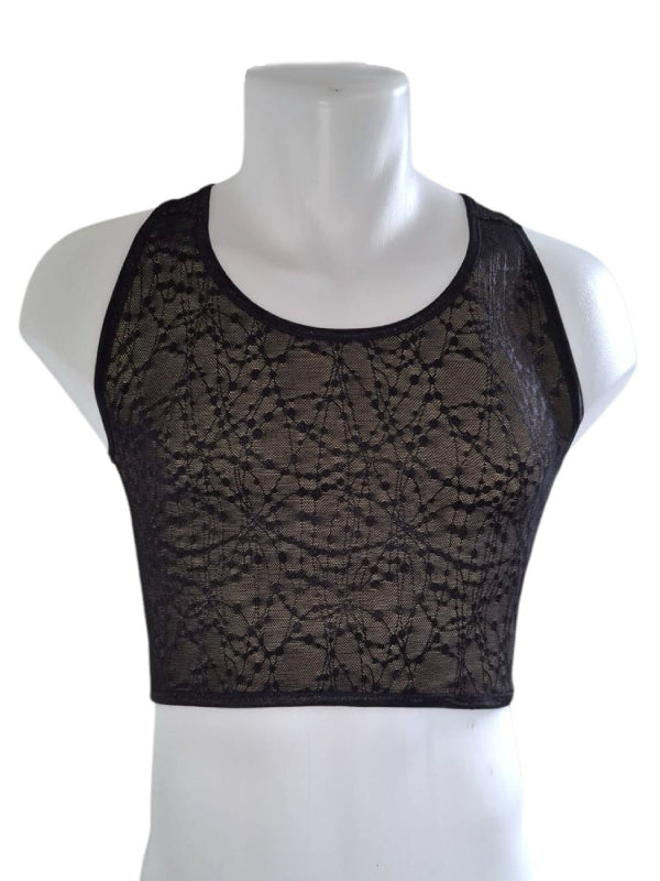 TRANSUNDEEZ CHEST BINDER SHORT LACE