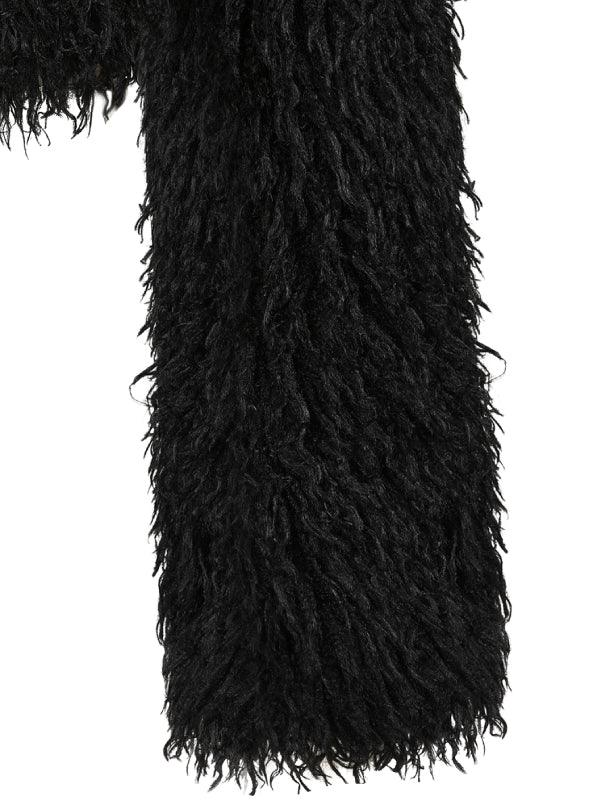 BANNED BLACK FAUX FUR ZAFIRA JACKET JT53050