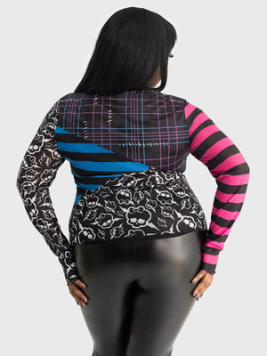 <tc>KILLSTAR SCARING UP SOME FUN MESH TOP (PLUS)</tc>