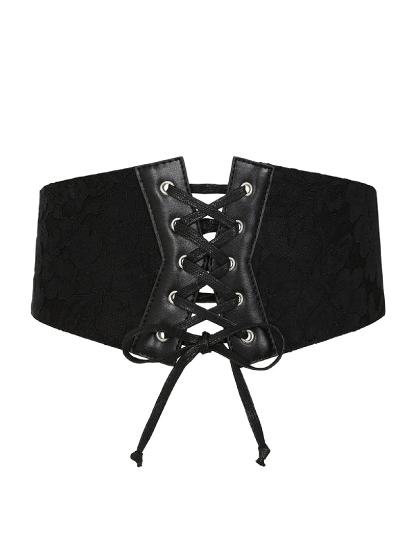 BANNED HALLOW KEEPERS LACE BELT AC45776
