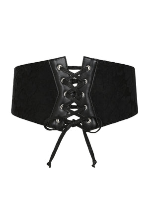 BANNED HALLOW KEEPERS LACE BELT AC45776