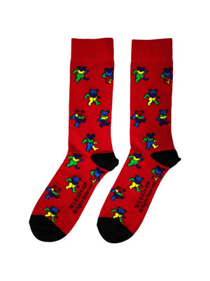 RED GRATEFUL DEAD SOCKS