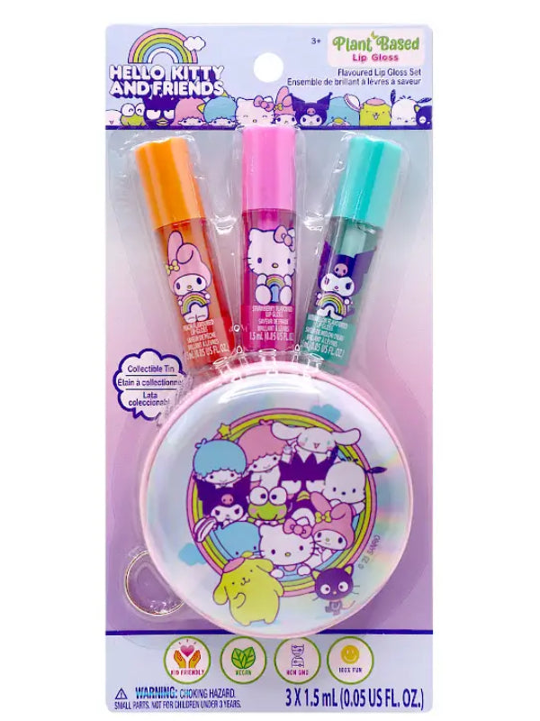 HELLO KITTY AND FRIENDS LIPBALM + COIN PURSE