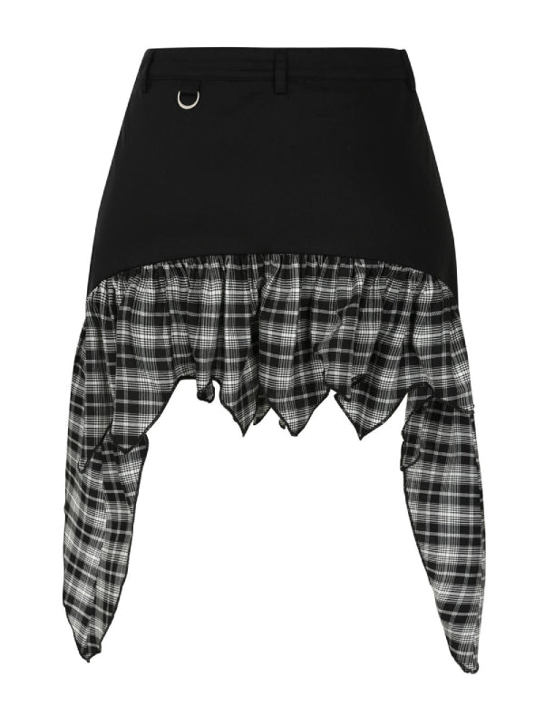 BANNED NYX CHECK SKIRT SK25687