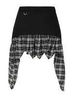 BANNED NYX CHECK SKIRT SK25687