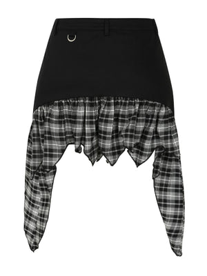 BANNED NYX CHECK SKIRT SK25687