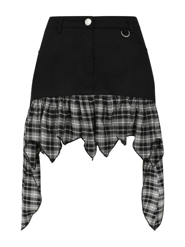 BANNED NYX CHECK SKIRT SK25687