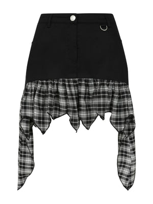 BANNED NYX CHECK SKIRT SK25687
