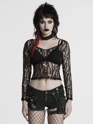 PUNK RAVE BIG MESH LONGSLEEVE WT-985TCF