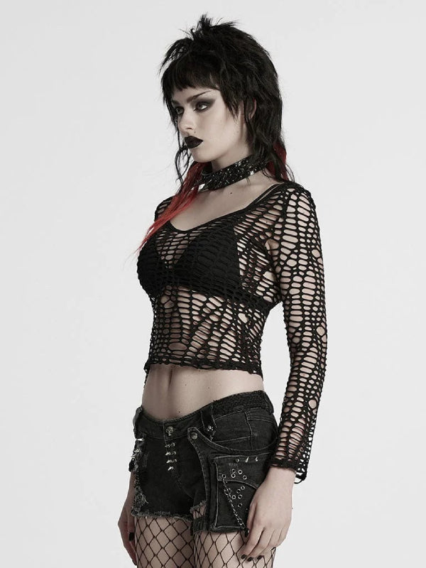 PUNK RAVE BIG MESH LONGSLEEVE WT-985TCF